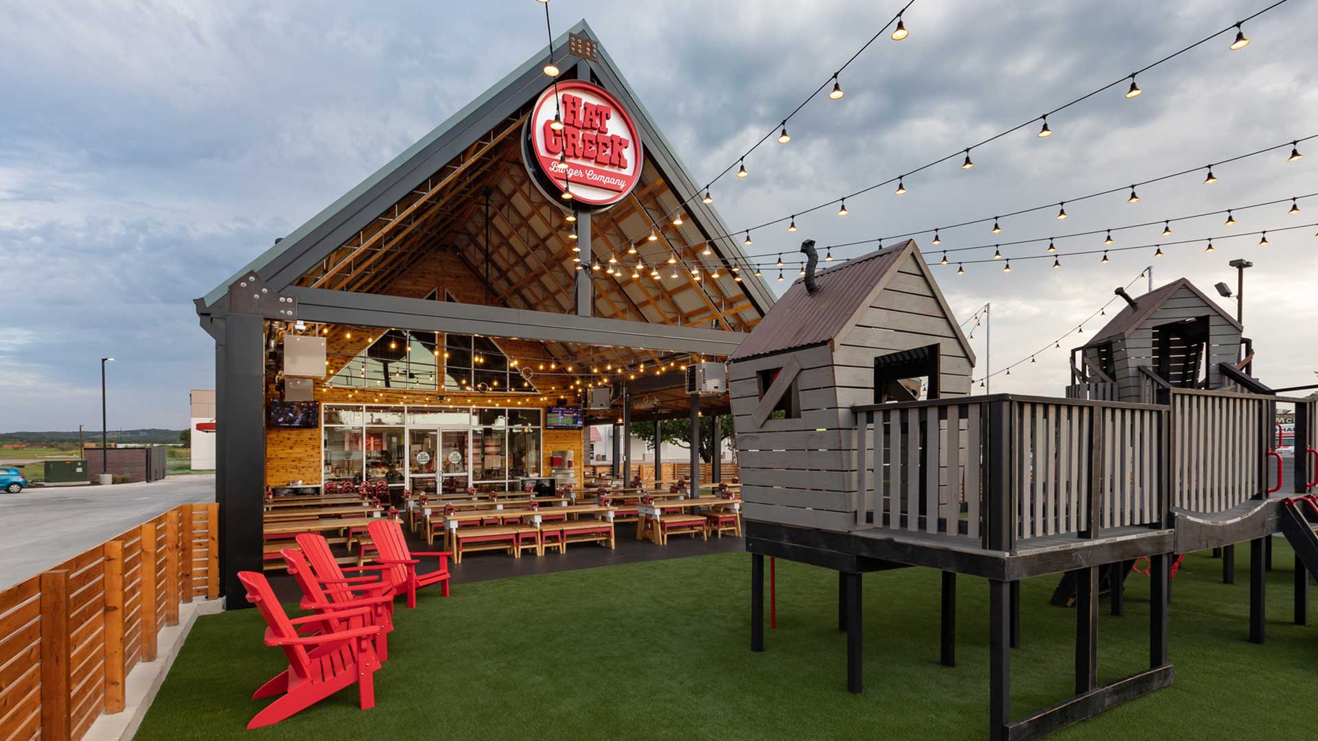 The Hat Creek Burger location in San Marcos demonstrates EBCO's continued partnership with this growing Texas restaurant brand.
